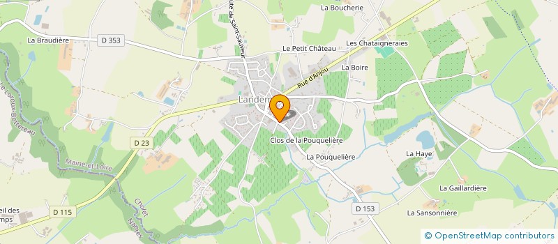localisation de l'entreprise EVRE & DIVATTE à OREE-D'ANJOU