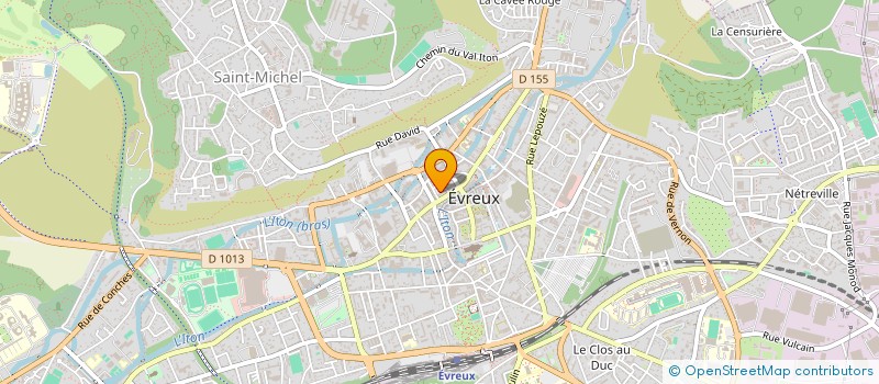 localisation de l'entreprise EVREUX AUDITION à EVREUX