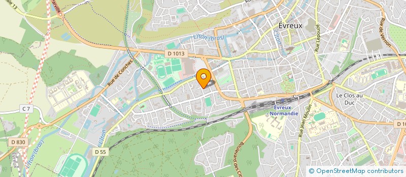 localisation de l'entreprise EVREUX EN MOUVEMENT  EVREUX