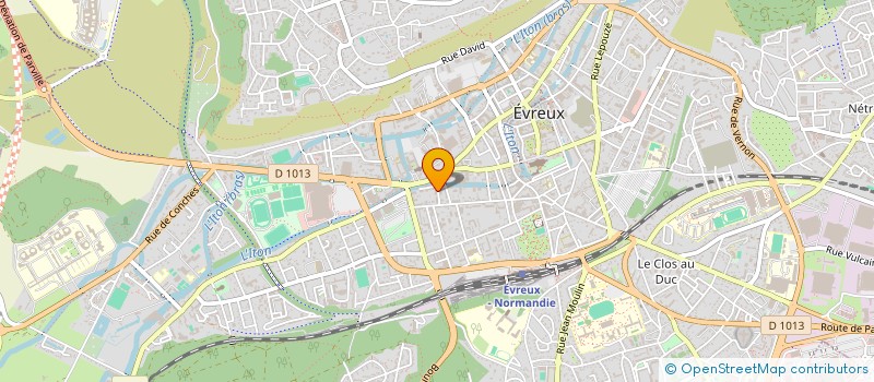 localisation de l'entreprise EVREUX ESPORTS  EVREUX