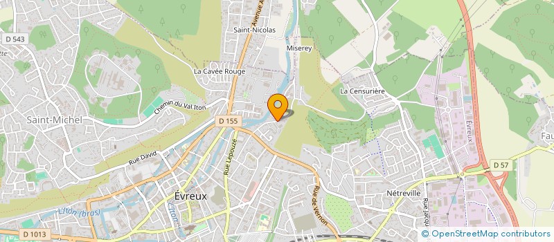 localisation de l'entreprise EVREUX FITNESS CLUB  EVREUX