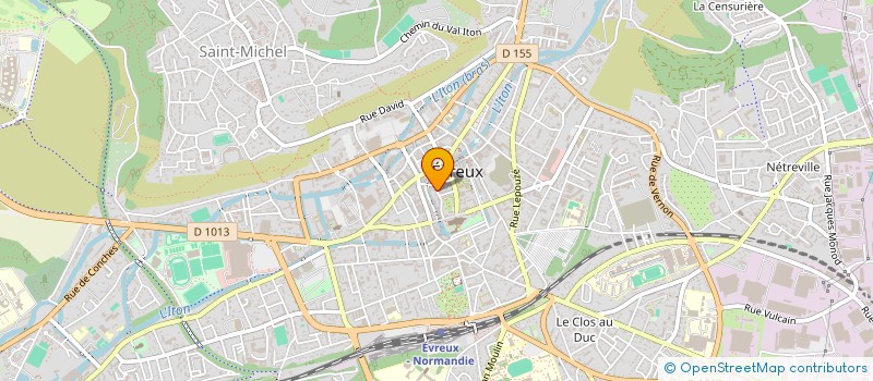 localisation de l'entreprise EVREUX LC à EVREUX