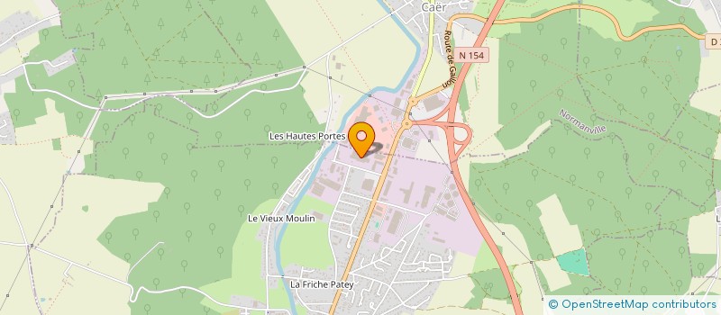 localisation de l'entreprise EVREUX LITERIE  NORMANVILLE