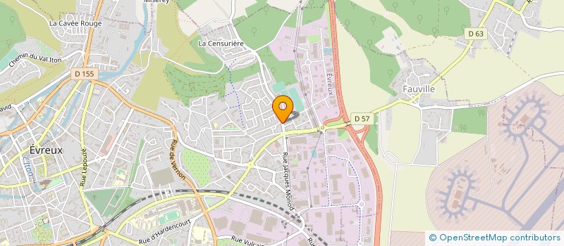 localisation de l'entreprise EVREUX NETREVILLE TENNIS  EVREUX