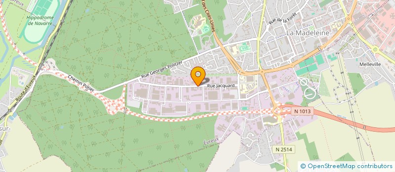localisation de l'entreprise EVREUX PIECES AUTO à EVREUX