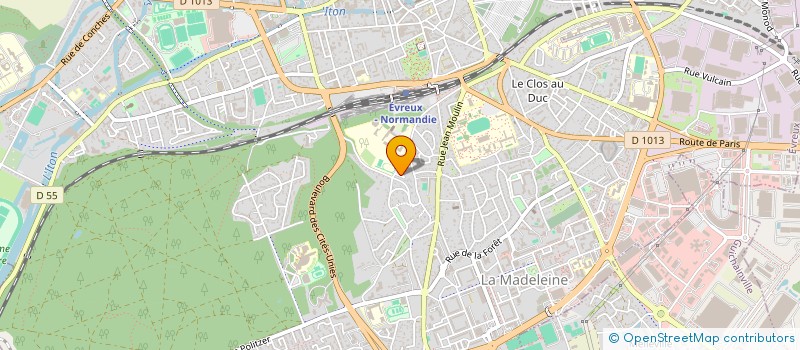 localisation de l'entreprise EVREUX SALONS à EVREUX