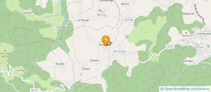 localisation de l'entreprise EVRO à BRASSAC
