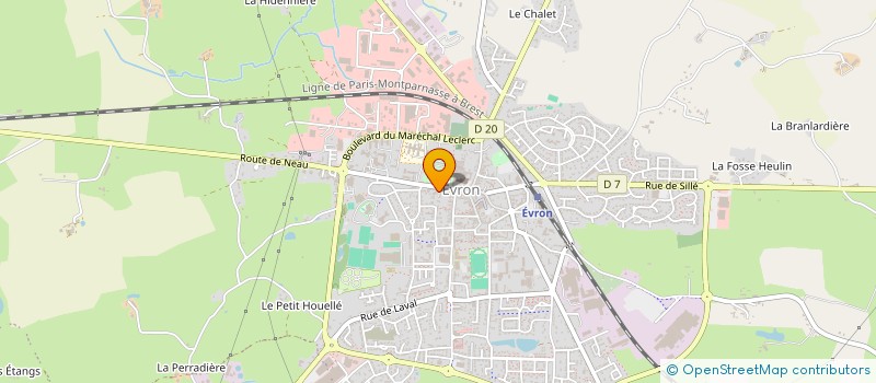 localisation de l'entreprise EVRON KEBAB  EVRON