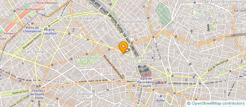 localisation de l'entreprise EVRP+  PARIS