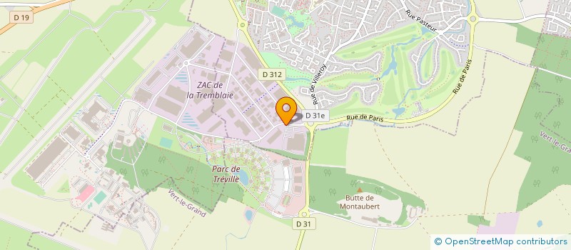 localisation de l'entreprise EVRY ROTATIVES  BONDOUFLE