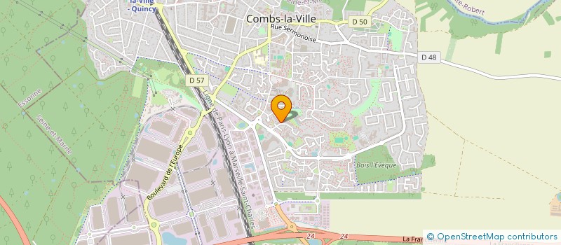 localisation de l'entreprise EVRYGIS à COMBS-LA-VILLE