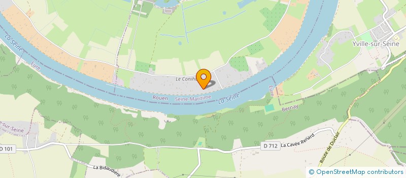 localisation de l'entreprise EVS  LE MESNIL-SOUS-JUMIEGES