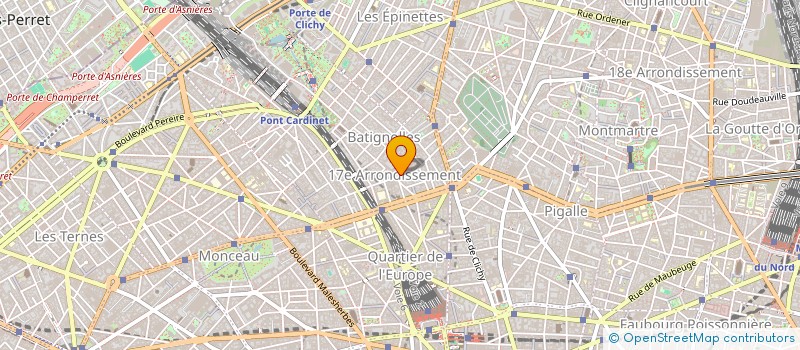 localisation de l'entreprise EVS AUTO-ECOLE à PARIS