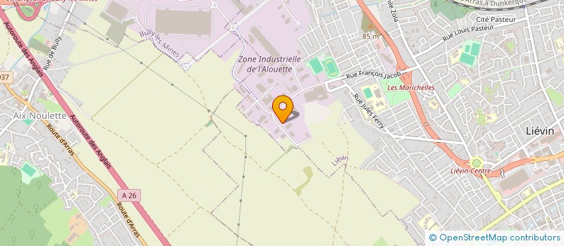 localisation de l'entreprise EVS EVOLUTION  LIEVIN