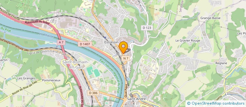 localisation de l'entreprise EVS GROUPE à VIENNE