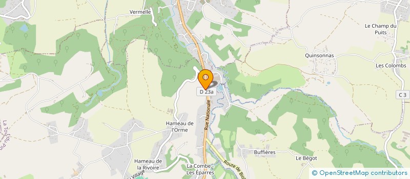 localisation de l'entreprise EVSYSTEM  LES EPARRES