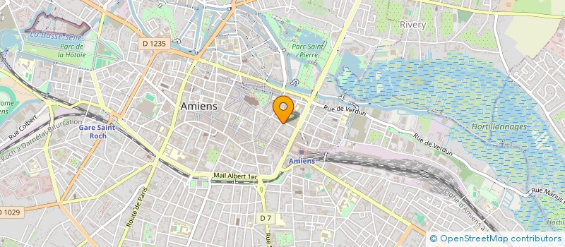 localisation de l'entreprise EVT  AMIENS