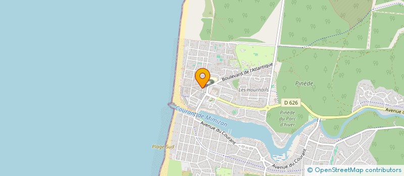 localisation de l'entreprise EVTIMMO  MIMIZAN