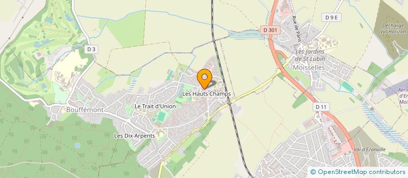 localisation de l'entreprise EVTOU  BOUFFEMONT