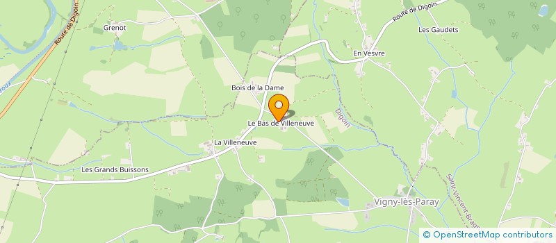 localisation de l'entreprise EVVEA à DIGOIN