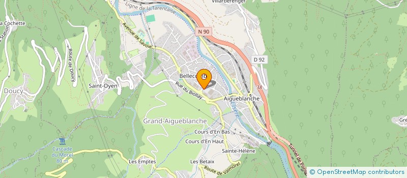 localisation de l'entreprise EVYALAN  GRAND-AIGUEBLANCHE