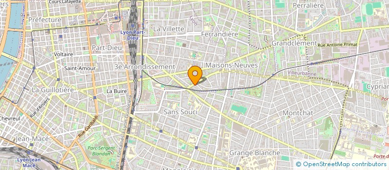 localisation de l'entreprise EVYDENCE  LYON