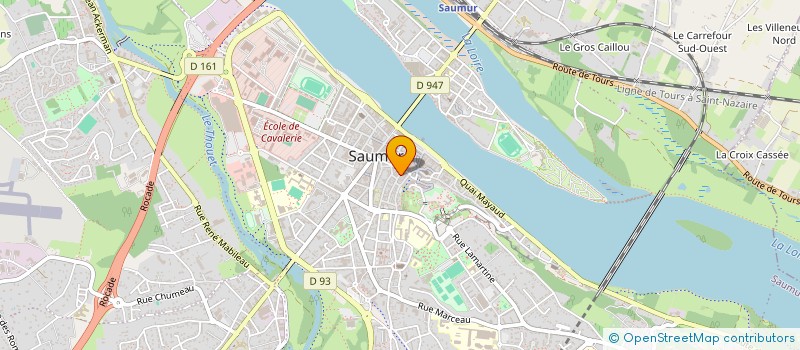 localisation de l'entreprise EVYLYS  SAUMUR