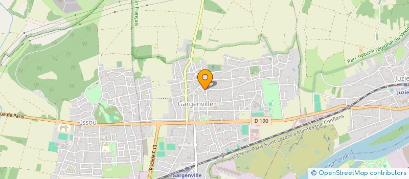 localisation de l'entreprise EVYSIUM  GARGENVILLE