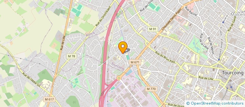 localisation de l'entreprise EW ASSISTANCE JURIDIQUE  TOURCOING