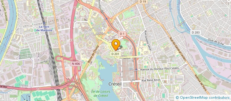 localisation de l'entreprise EW CONSULTING à CRETEIL