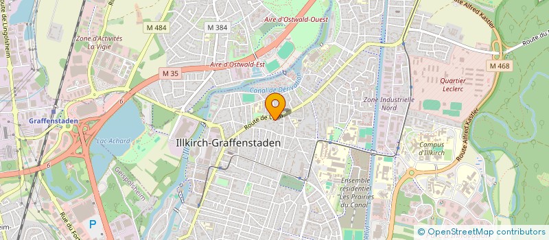 localisation de l'entreprise EW DISTRIBUTION  ILLKIRCH-GRAFFENSTADEN