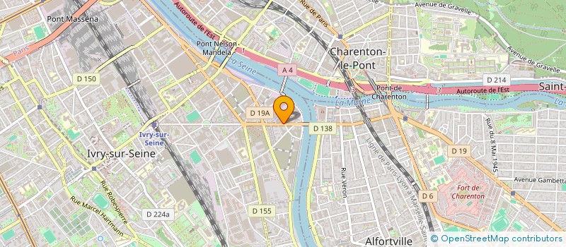 localisation de l'entreprise EW PRESTIGE  IVRY-SUR-SEINE