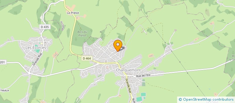 localisation de l'entreprise EW2C  CHARQUEMONT