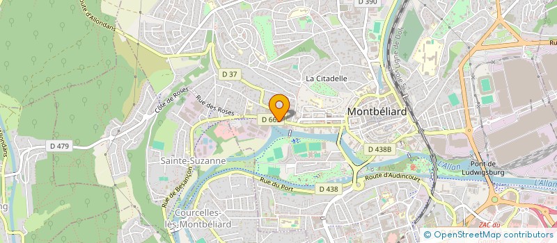 localisation de l'entreprise EWADE à MONTBELIARD