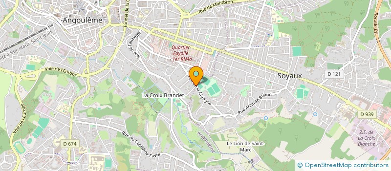 localisation de l'entreprise EWAGA FAMILY à ANGOULEME