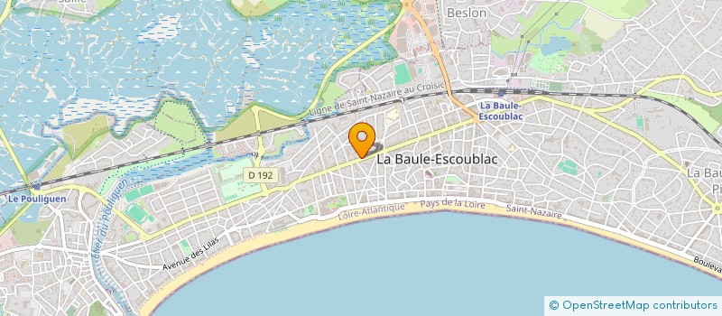 localisation de l'entreprise EWALA à LA BAULE-ESCOUBLAC