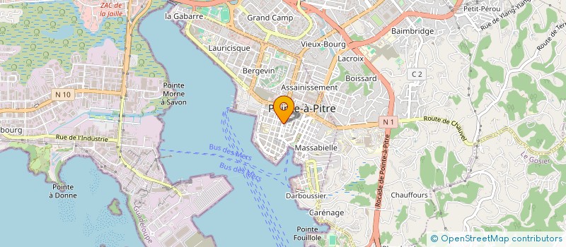 localisation de l'entreprise EWAM  POINTE A PITRE