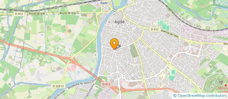 localisation de l'entreprise EWAPROD 34  AGDE