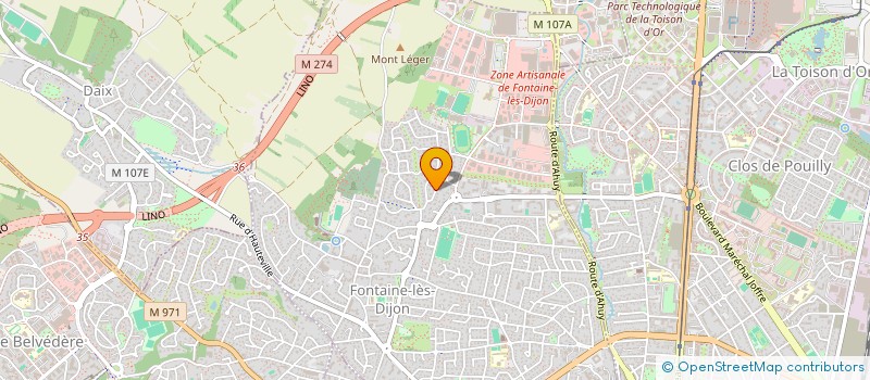 localisation de l'entreprise EWARZBUSINESS  FONTAINE-LES-DIJON