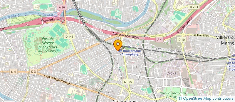 localisation de l'entreprise EWATIWA à CHAMPIGNY SUR MARNE