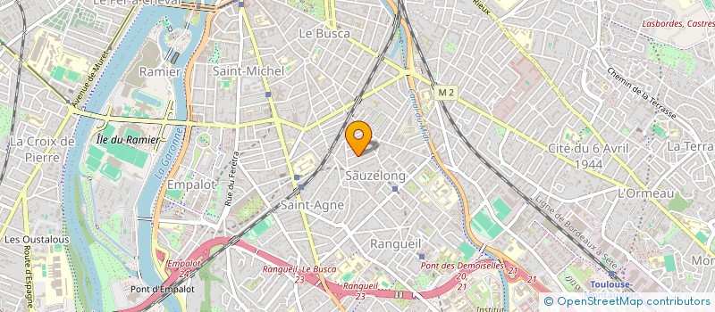 localisation de l'entreprise EWB  TOULOUSE