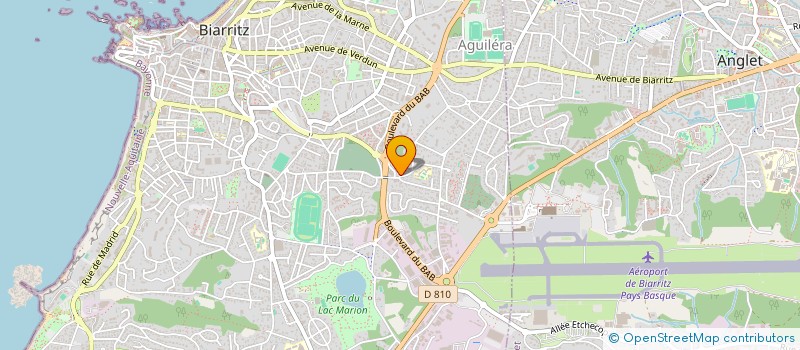 localisation de l'entreprise EWC  BIARRITZ