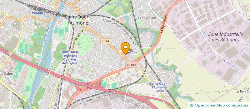 localisation de l'entreprise EWE LOGISTICS à SAINT-OUEN-L'AUMONE