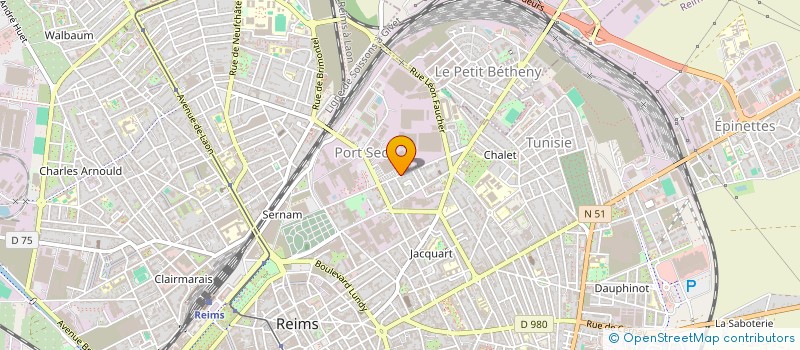 localisation de l'entreprise EWEN à REIMS