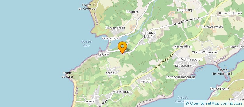 localisation de l'entreprise EWEN A IMMO  PLOUGASTEL-DAOULAS