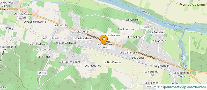 localisation de l'entreprise EWEN KR  LIGRE