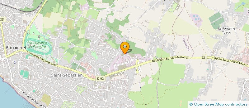 localisation de l'entreprise EWEN PAYSAGE  PORNICHET