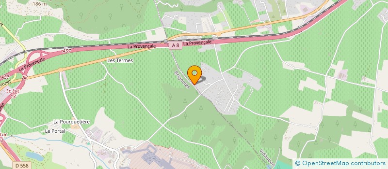 localisation de l'entreprise EWENNOFF  VIDAUBAN