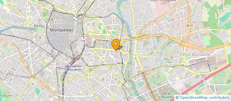 localisation de l'entreprise EWF à MONTPELLIER