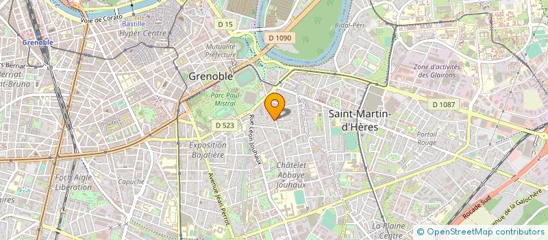 localisation de l'entreprise EWI DESIGN à GRENOBLE